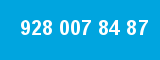 928 007 84 87